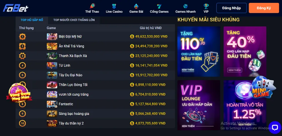 Ưu đãi chào mừng thành viên mới 818Win